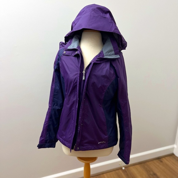 Eddie Bauer Jackets & Blazers - Eddie Bauer WeatherEdge Purple Shell Jacket Sz M
